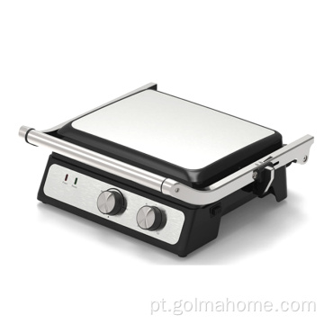 Auto Controle Nonstick Barbaque Grade Torradeira Sanduíche Faça Pannini Pequeno-almoço Grill Máquina Elétrica Grelha de Grelha